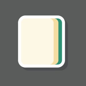 Colorful sticker sheet mockup-style placeholder for BooBoos Character Sticker Sheet